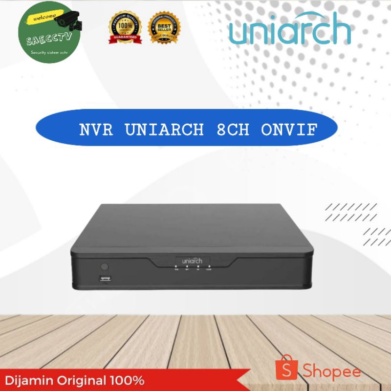 NVR UNIARCH NVR 108B ULTRA /UNIARCH NVR 8 CHANEL