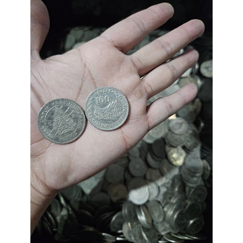 uang koin 100 rupiah (wayang) tahun 1978