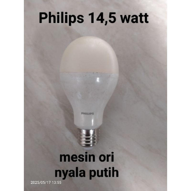 Lampu led philips bekas/rekondisi 14,5 watt (mesin ori)