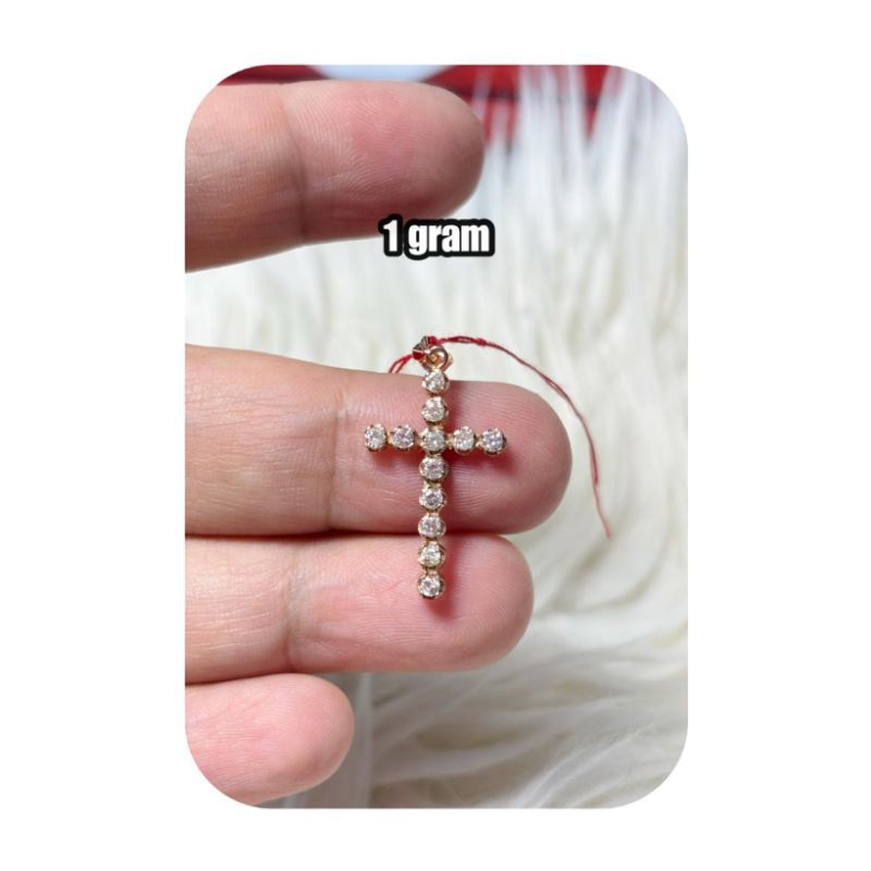 Berlian Medan Liontin Salib