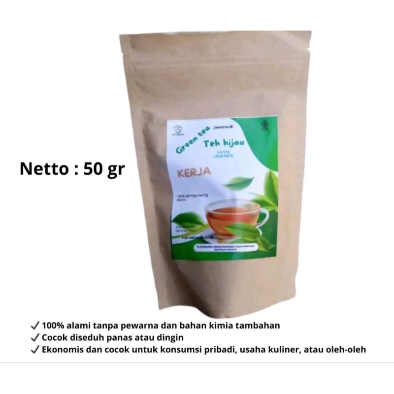 

Teh Hijau Premium Greentea original siap seduh 50 gr