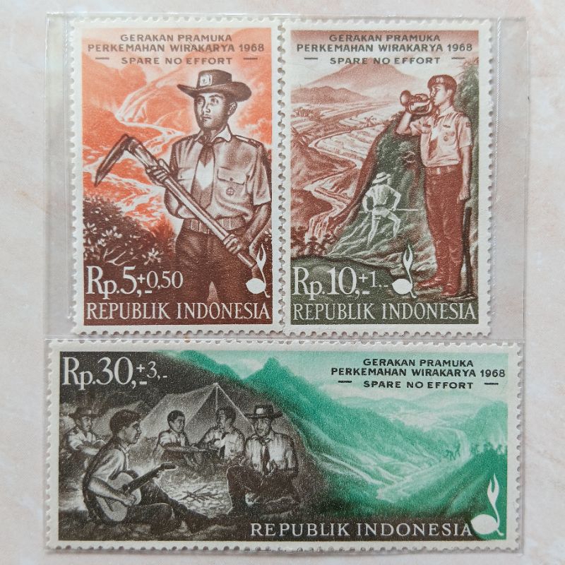 

Perangko Prangko Kuno Set Lengkap Seri Pramuka 1968 Mint - YN2379