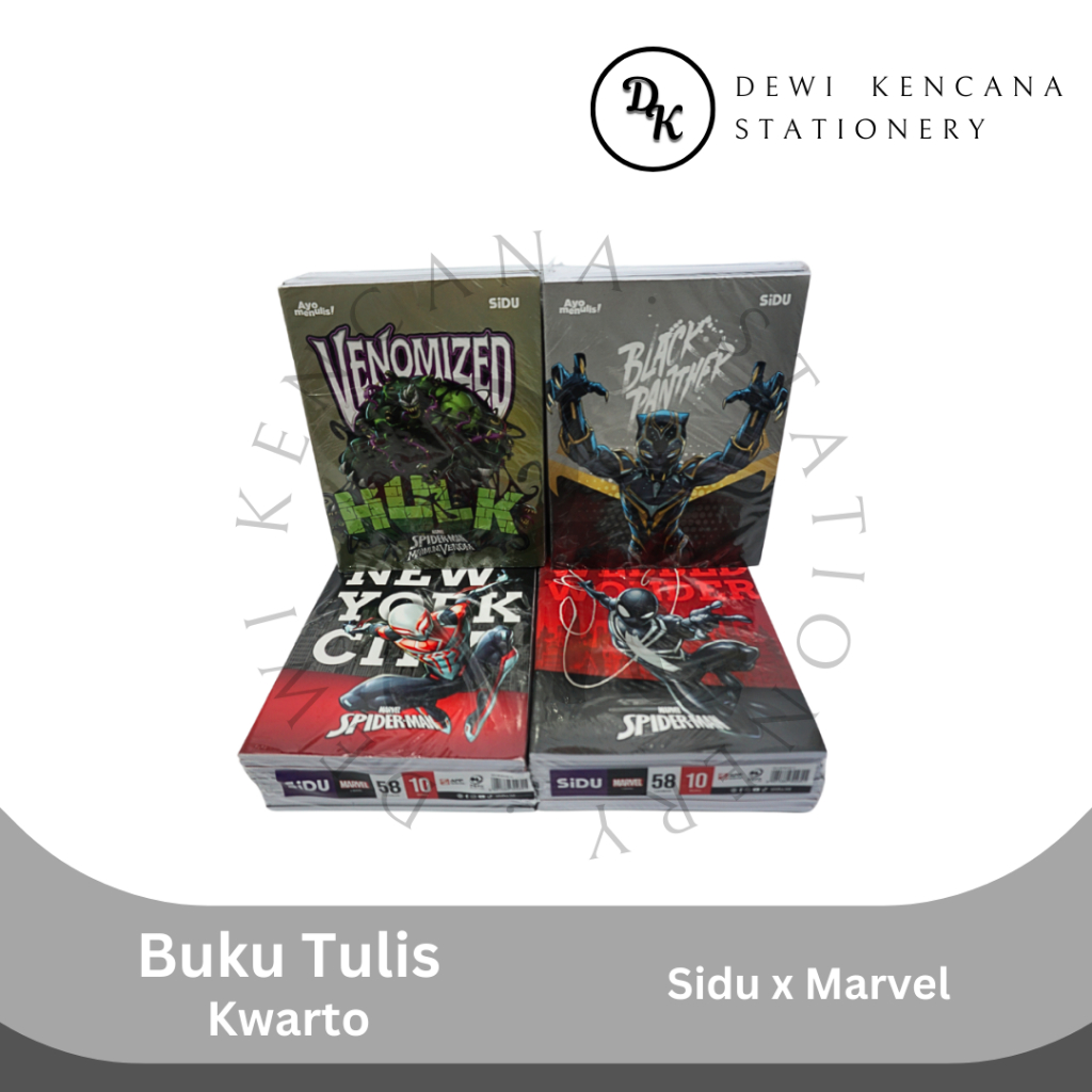 

Buku Tulis Sidu x Marvel Kwarto 58 Lembar