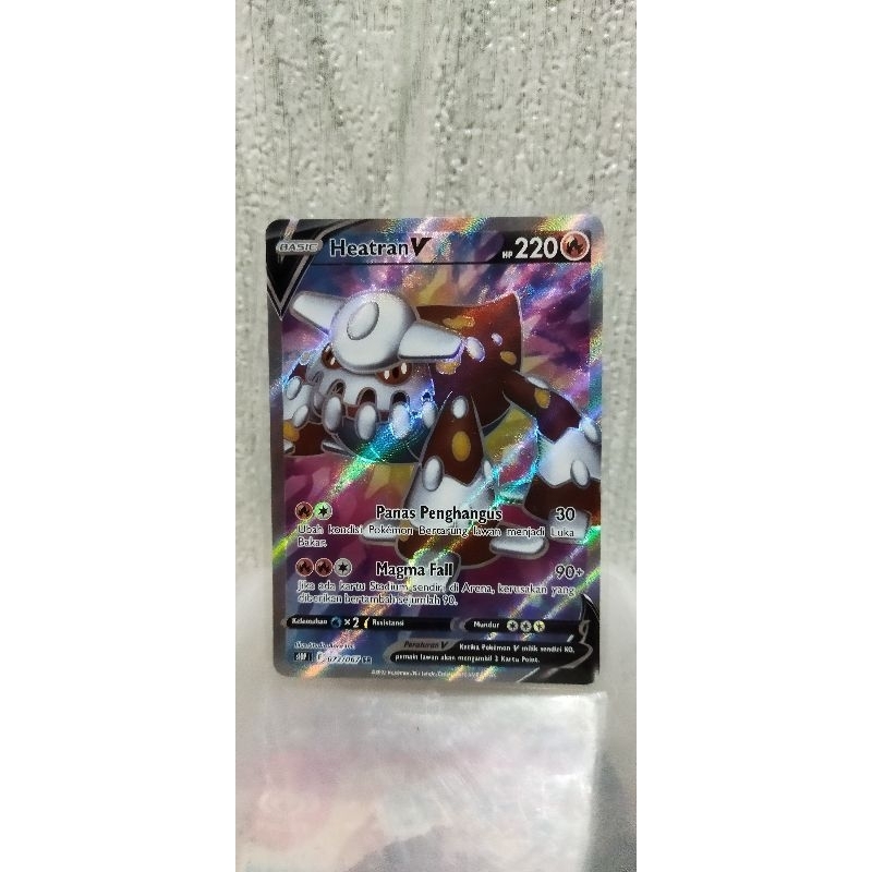 Pokemon Card Heatran V SR