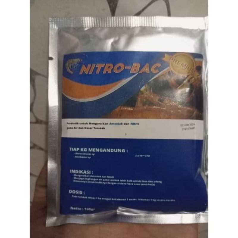 Probiotik nitrobacter 100gram / nitrobacter / probiotik nitrobacter / probiotik nitrobac  / nitrobac