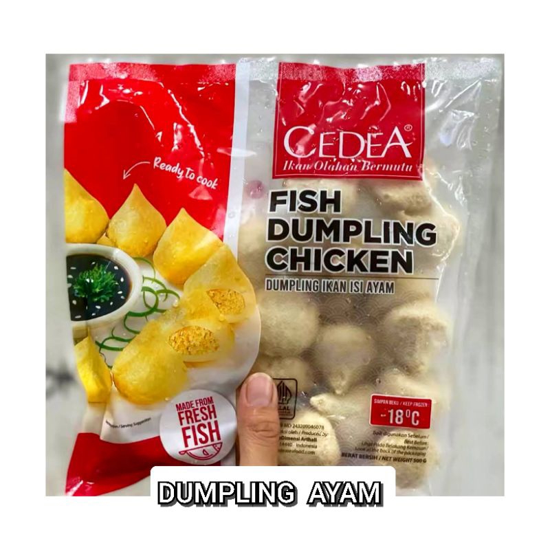 

Fish Dumpling Chicken Dumpling Ikan (Cedea) Isi Ayam 500gr
