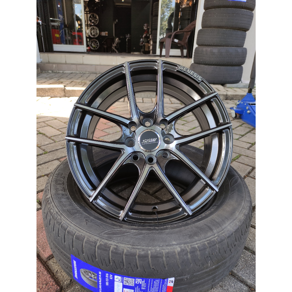 Velg mobil ssw ori thailand ring 15 lebar 7 et 40 untuk mobil brio,honda jazz dll