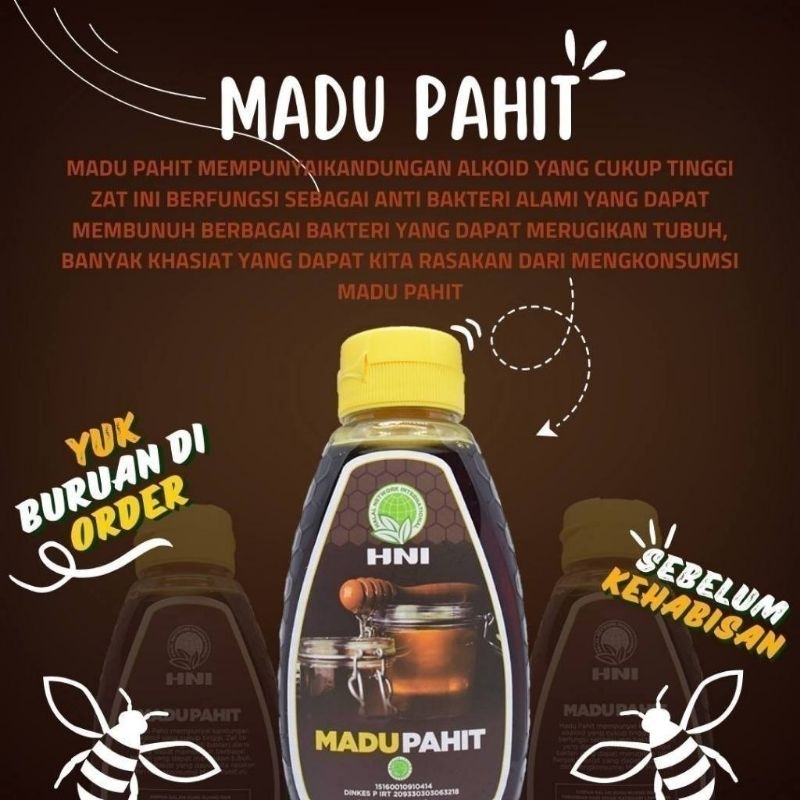 

madu pahit hni original