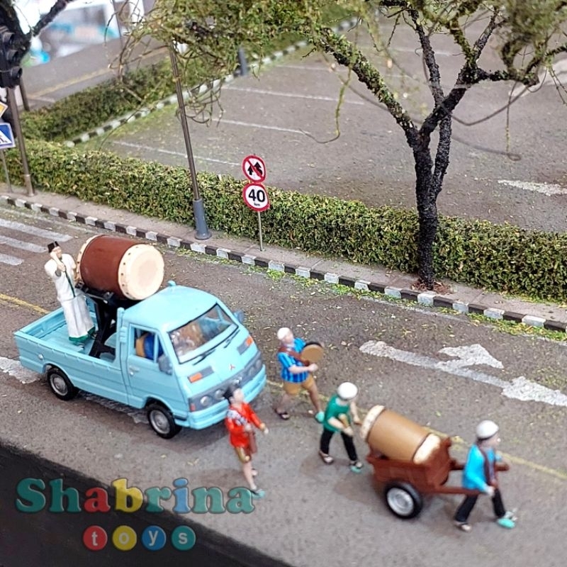 Figure Set Takbir Takbiran Keliling - Skala 1/64