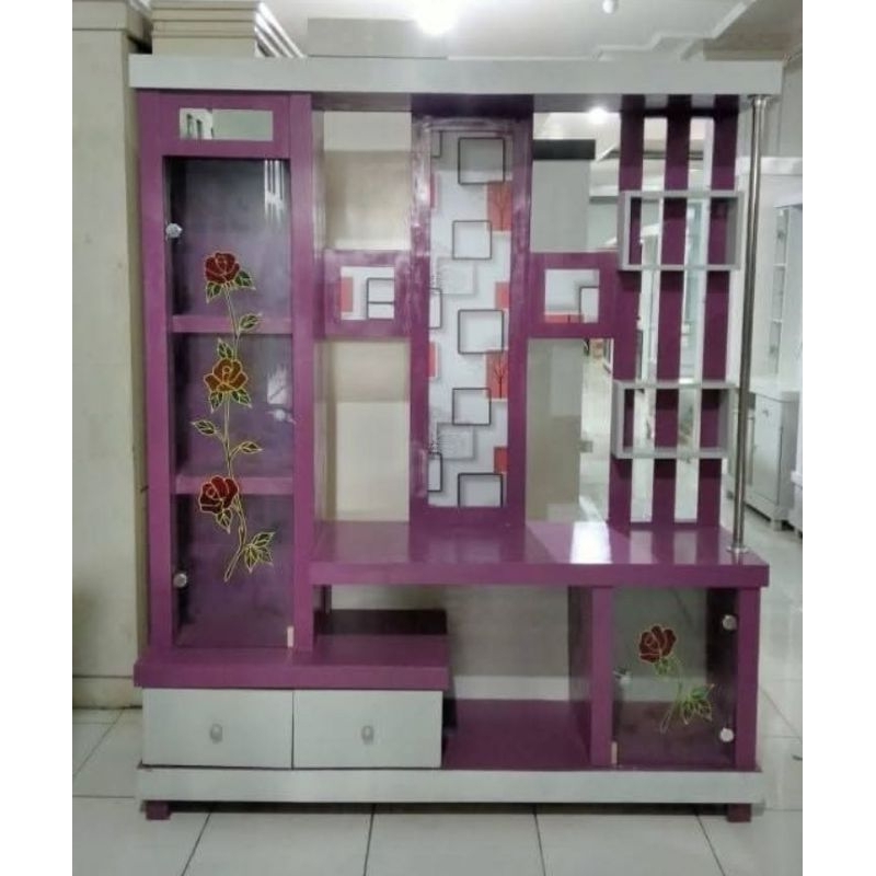 Lemari Partisi pintu/Lemari TV/Lemari hias mewahh