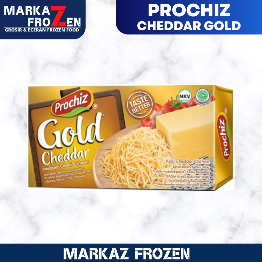 

PROCHIZ KEJU CHEDDAR GOLD 160GR