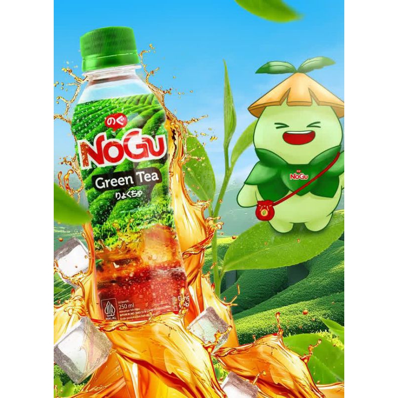 

minuman ringan Nogu green tea 250ml isi 12
