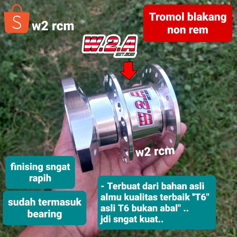 Tromol belakang mini drag rem dan non rem pnp stria fu , jupiter , vega , supra , karisma
