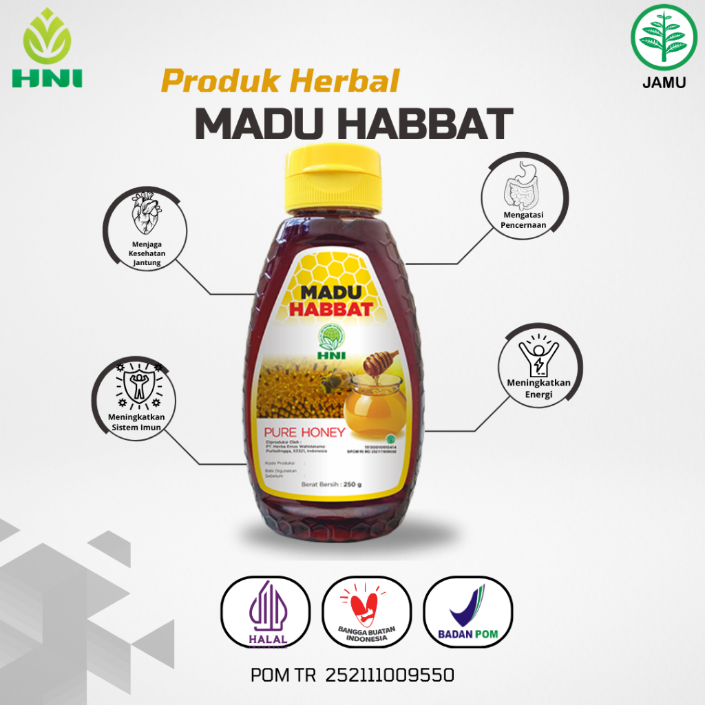 

MADU ASLI PREMIUM Makanan Yang Mengandung Aneka Nutrisi Seperti Protein, Asam Amino, Karbohidrat, Vitamin, Mineral Dan Masih Banyak Lagi Meningkatkan Stamina Membantu Mengeluarkan Racun Dalam Tubuh