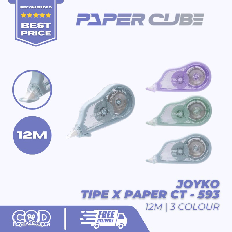 

JOYKO | CORRECTOR TAPE TIPE X STIPO KERTAS CT-593