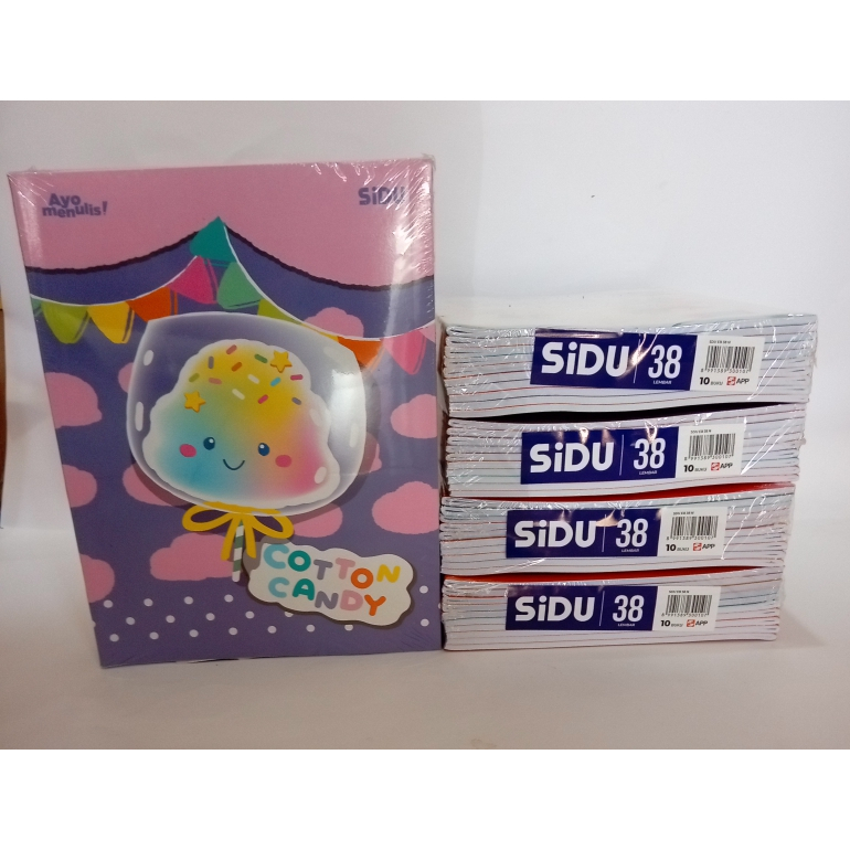 

buku tulis sidu 38 lembar 1 pack (isi 10 buku)