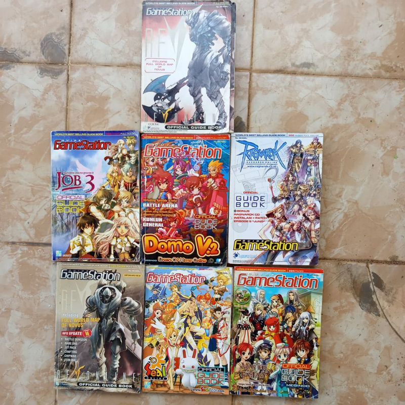 Buku Panduan Game Guide Gamestation RF RO Domo Online Dll MMORPG Walktrough Bahasa Indonesia