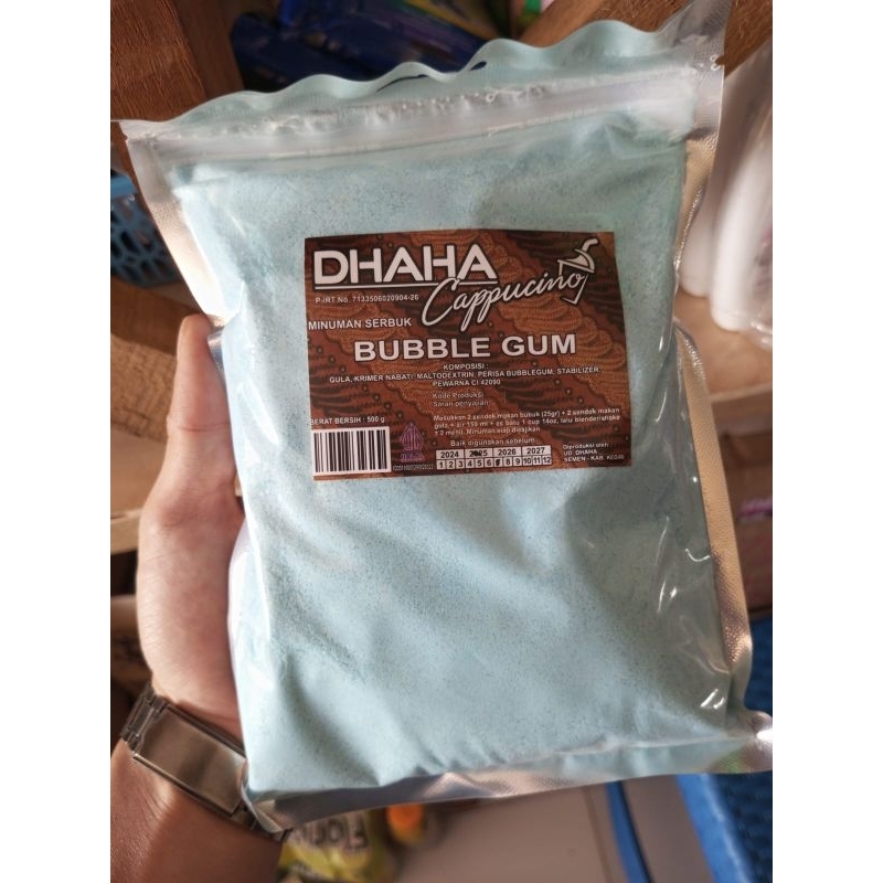 

Bubuk minuman Rasa Bebelgum berat 500grm