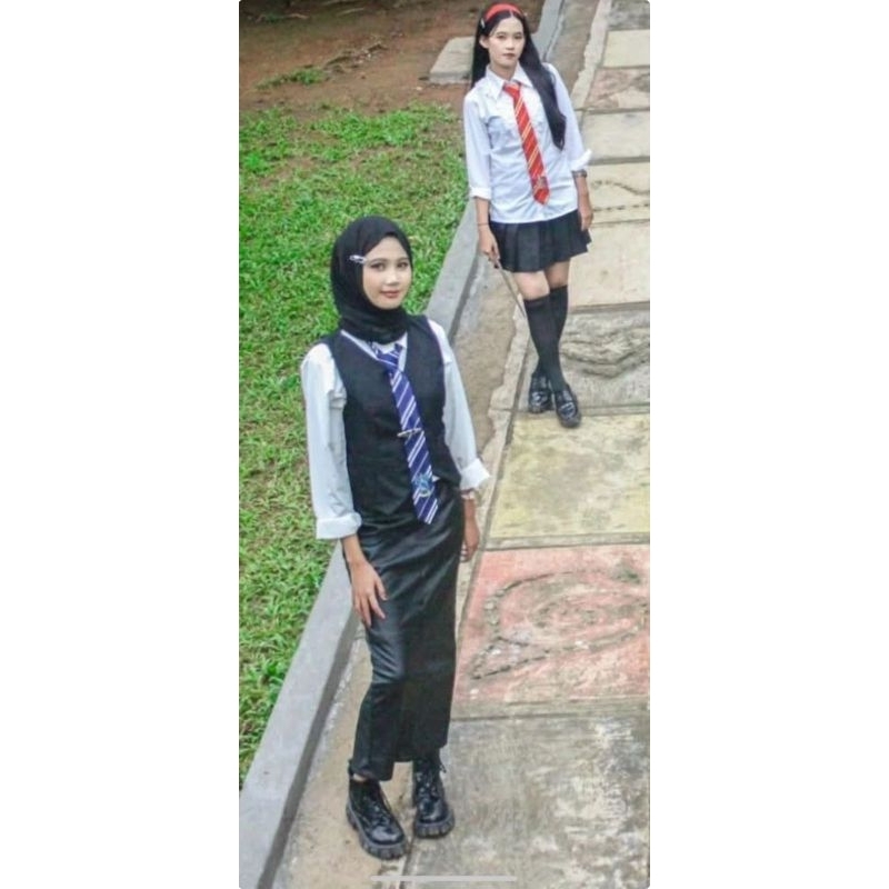 Vest plus dasi Vest jas hitam abu cream plus dasi biru dasi merah dasi hijau dasi kuning vest pria w