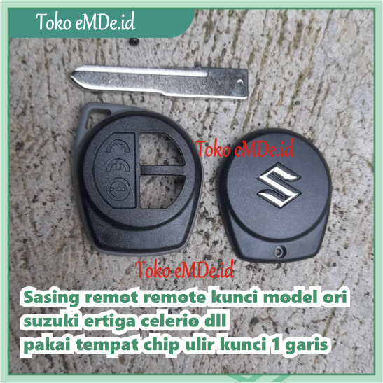 CALISTAYEE CASING REMOT REMOTE KUNCI MODEL ORI SUZUKI ERTIGA CELERIO DLL PAKAI TEMPAT CHIP ULIR