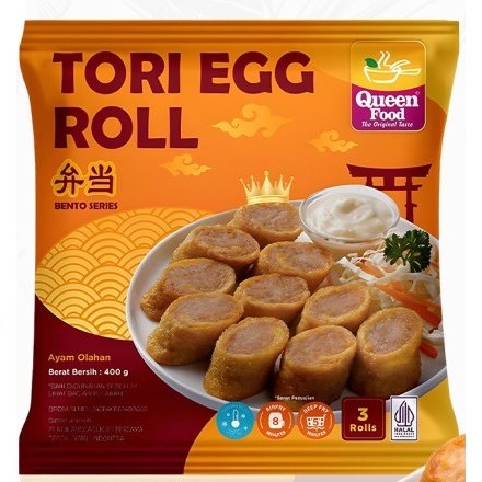 

Queen Food Tori egg roll isi 18 400 gr