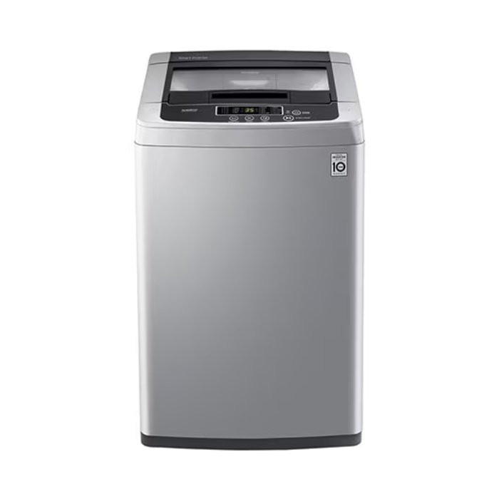 LG T 2107 VSPCK Mesin Cuci LG 7kg, Top Loading - Smart Inverter