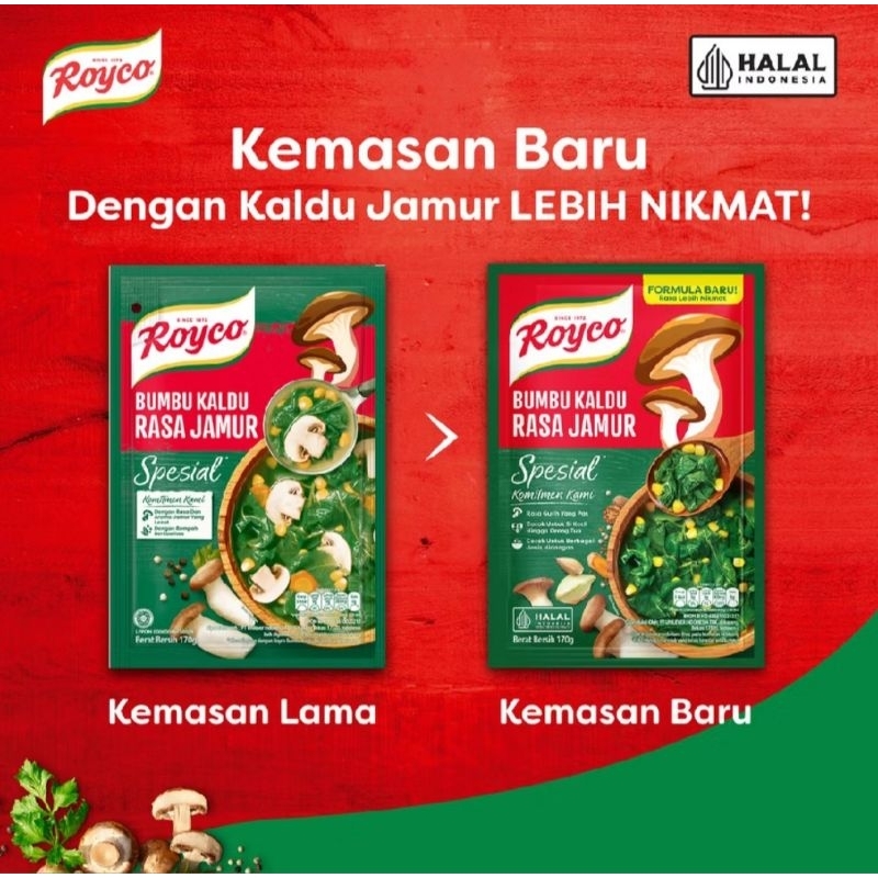 

Royco jamur 170g isi 2 pcs