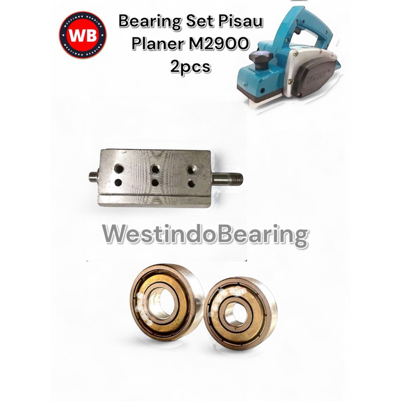 Bearing Set Pisau Cutter Block Mesin Serut Pasah Planer Ketam Modern M2900