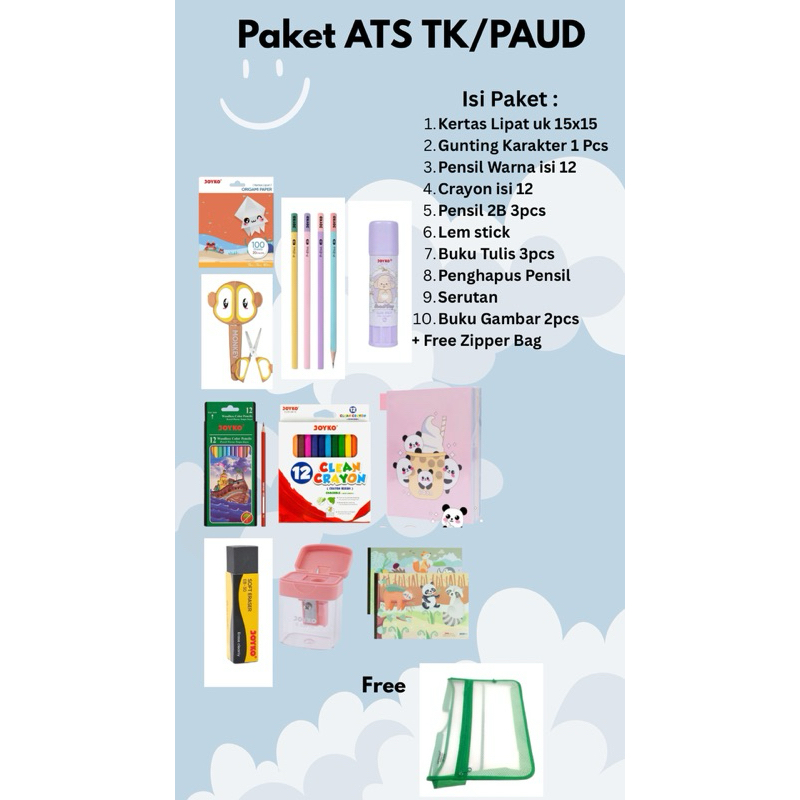 

PAKET ALAT TULIS SEKOLAH TK/PAUD