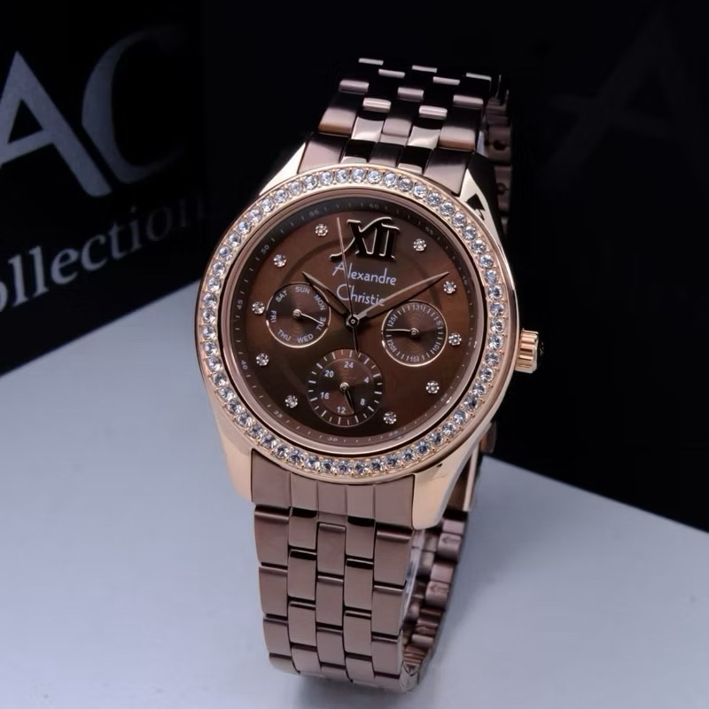 JAM TANGAN WANITA ALEXANDRE CHRISTIE 2496 / AC2496 / AC 2496 FASHION ORIGINAL GARANSI RESMI 1TAHUN