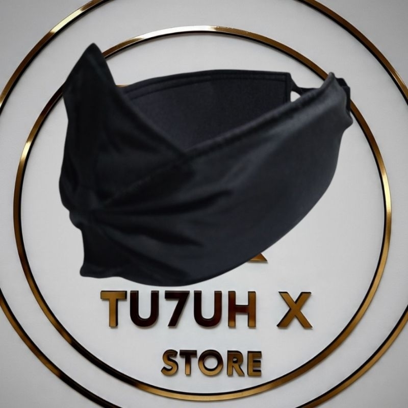 ikat sunda hitam putih polos ikat kepala sunda Iket sunda tradisional /totopong/mahkuta wangsa model