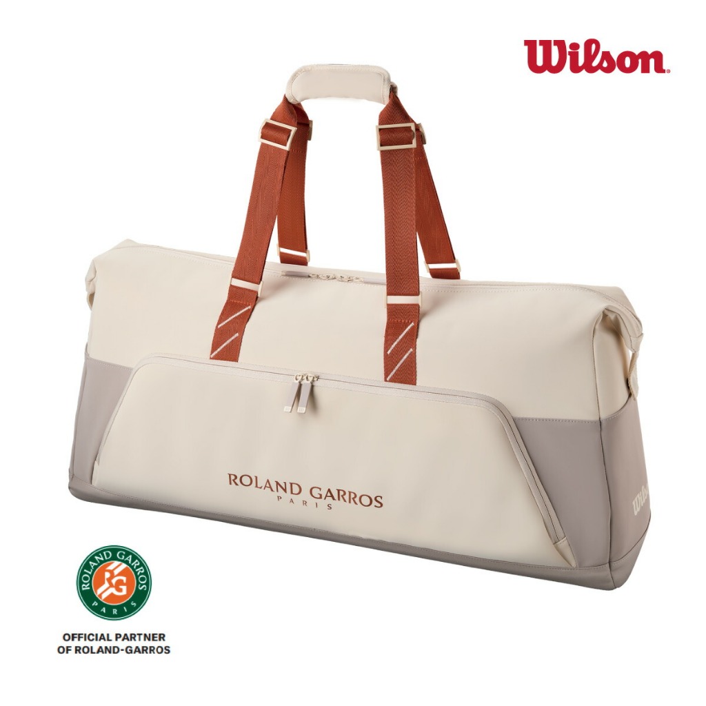 Tas Tenis Wilson Roland Garros 2025 Wilson Duffle Bag 2025 Roland Garros Wilson Duffel Bag 2025 Rola