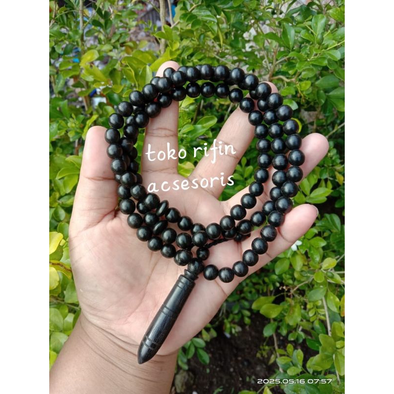 kalung bandul galih kelor / kayu hitam kalung tasbih galih kelor