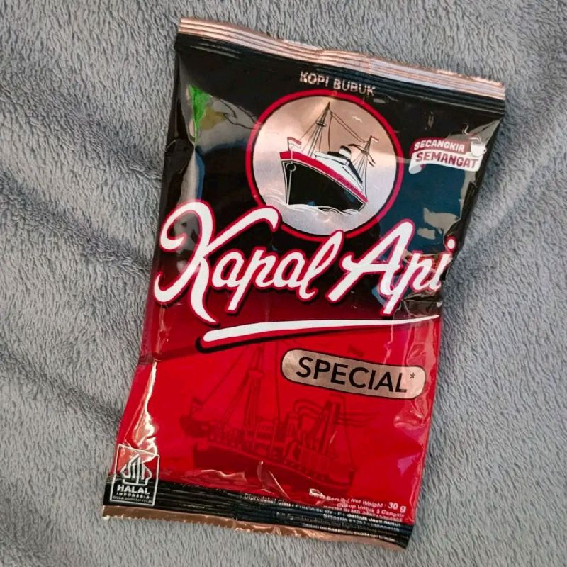 

Kopi bubuk Kapal Api sachet isi 10 berat 30g