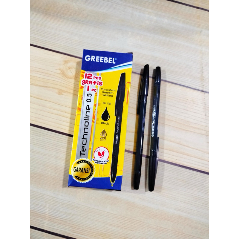 

GROSIR PULPEN / PENA GREEBEL TECHNOLINE SEMI GEL 0.5 HITAM (min order 12 pcs)