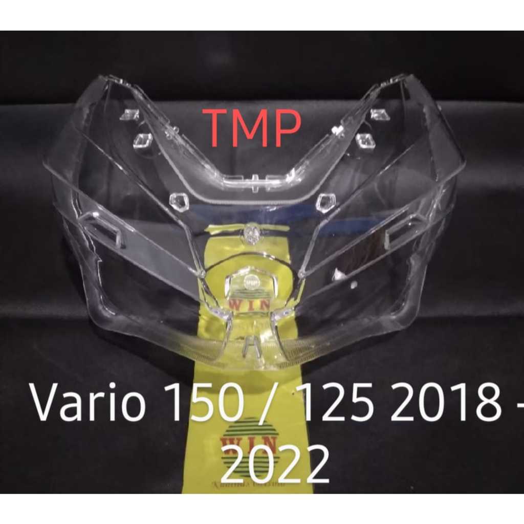 Kaca Lampu Depan / Kaca Lampu Depan Vario 150 / 125 2018 s/d 2020 / Bahan PC ( bagus) / WIN