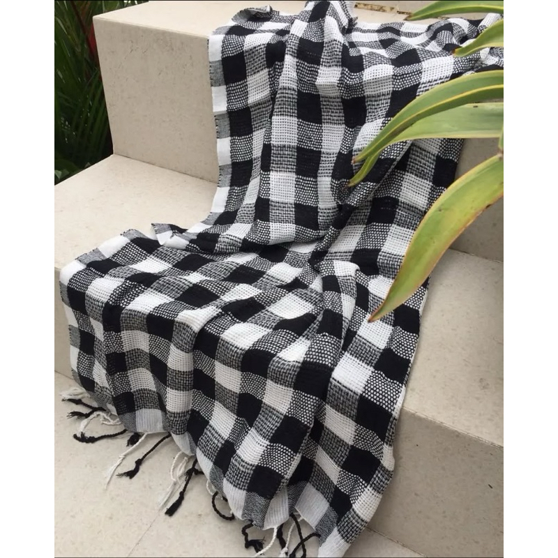 SELENDANG BALI RAJUT POLENG || SEELENDANG POLENG || SELEMPOD CATUR BALI