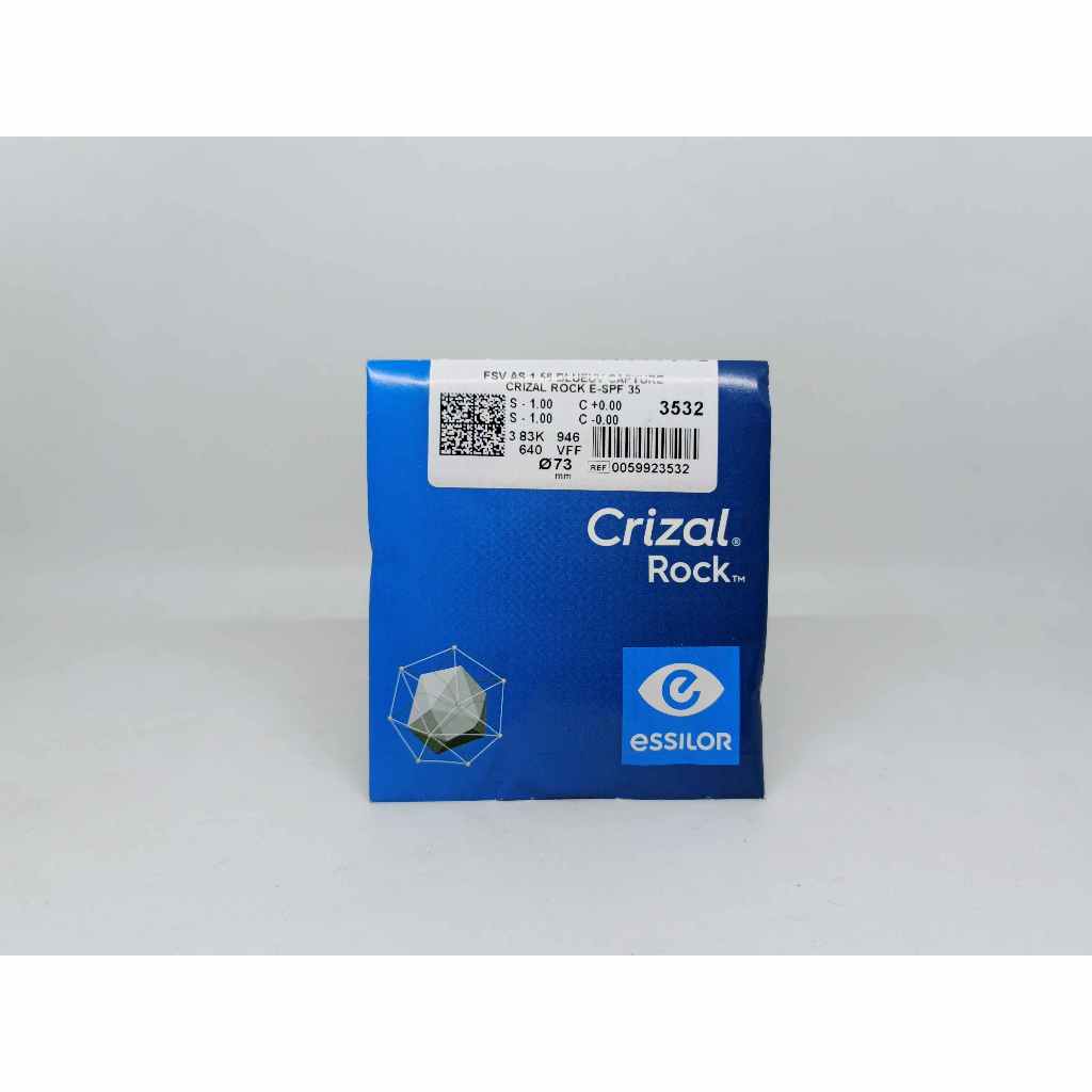 Lensa Kacamata Indeks 1.56 Anti Radiasi Crizal Rock Essilor / Lensa Normal/Minus/Cylinder/plus