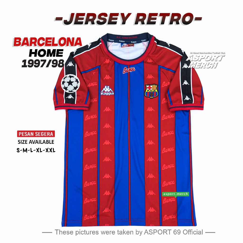 RETRO BARCELONA HOME 1997 1998 FANTASY