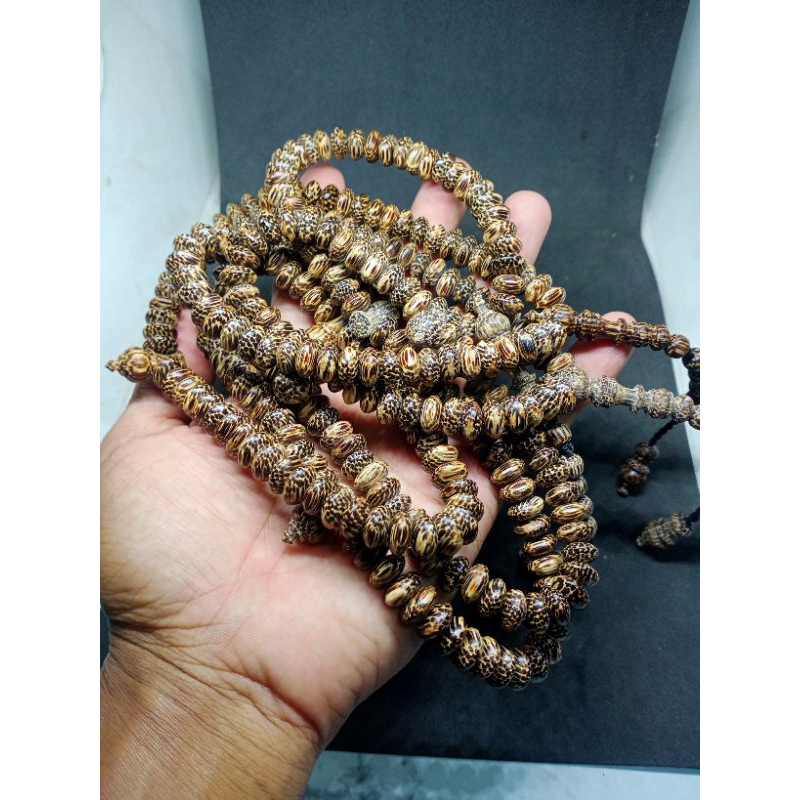 tasbih kayu liwung pipih 10 mm