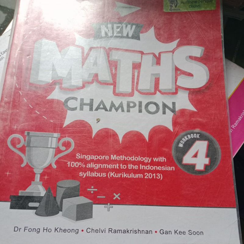 Math champion workbook 4