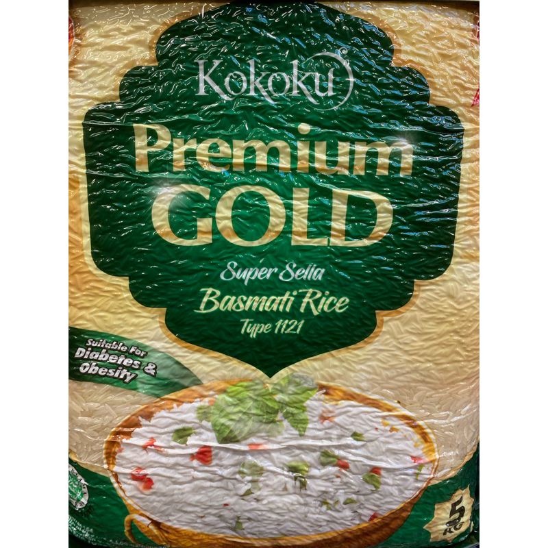 

Beras Premium Basmati Gold Kokoku 5 kg