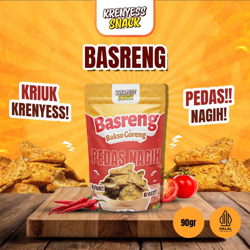 

Basreng Pedas Renyah Krenyess Snack
