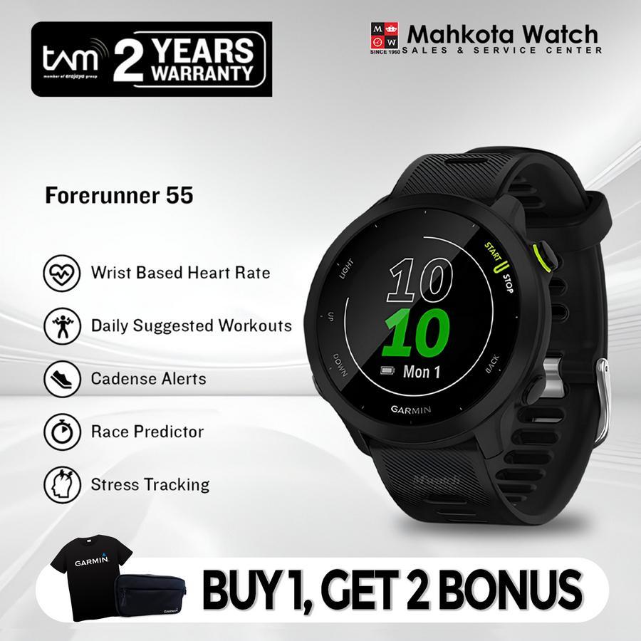 JAM TANGAN PRIA Garmin Forerunner 55 - Black