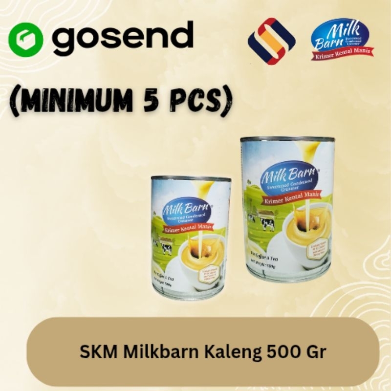 

GOSEND Min. 5 pcs Milkbarn Susu Krimer Kental Manis kemasan kaleng 500gr