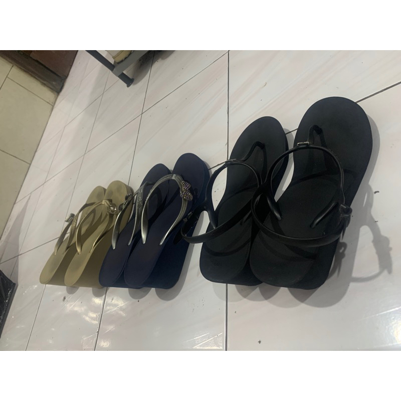 jual sandal popits ori bekas second preloved