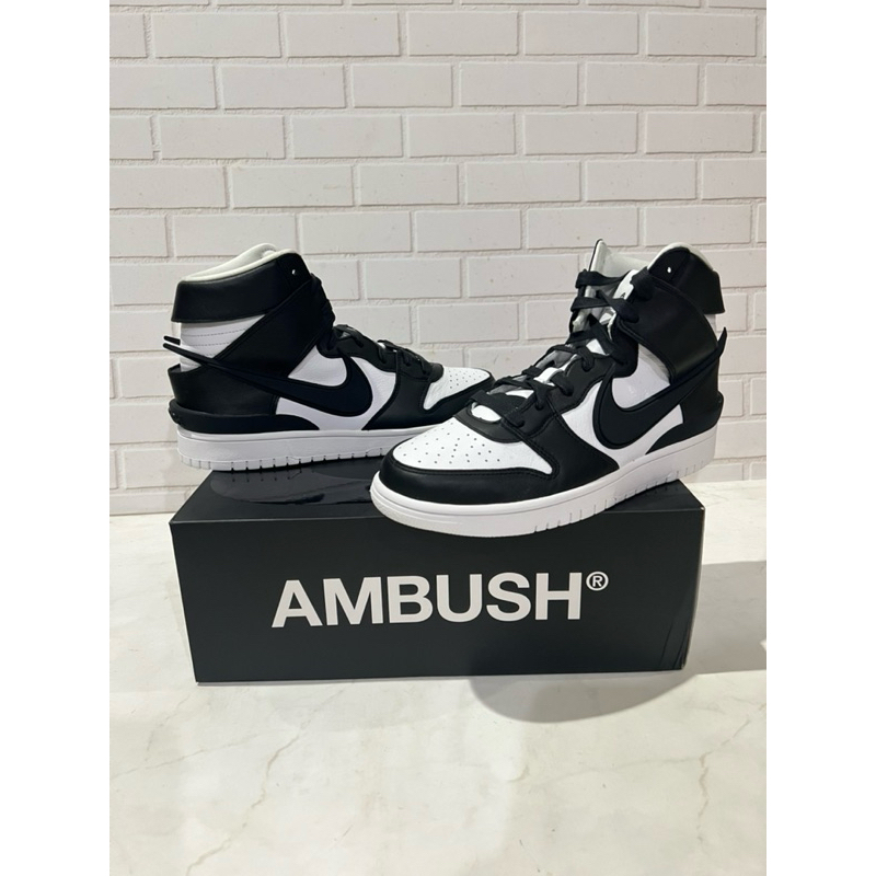 Nike Dunk High Ambush Black White CU7544-001( 100 % Original )