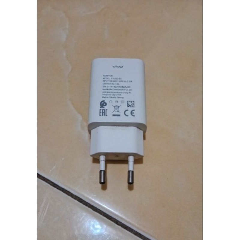 Adapter travel / kepala charger / batok charger VIVO Original