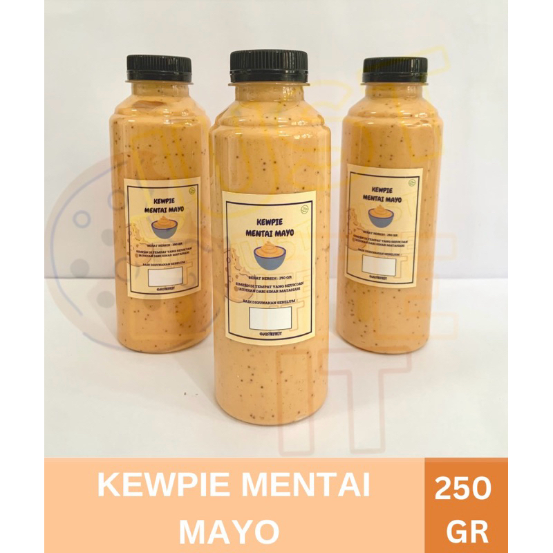 

MENTAI MAYO 250 GR( REPACK ) HALAL - SAUS MENTAI UNTUK SUSHI SALMON - MENTAI SAUCE - SAUS MENTAI HALA