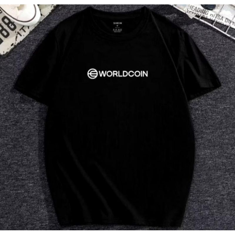 Kaos Crypto Worldcoin / Kaos Cryptocurrency / Kaos Pria / Kaos Wanita